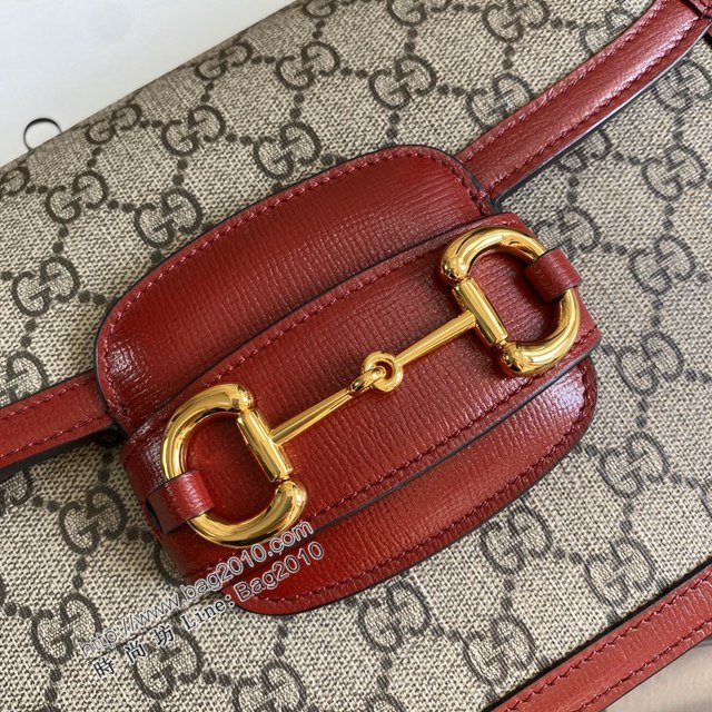 Gucci新款原廠皮女包 古馳1955Horsebit Bag Gucci經典馬銜扣單肩斜挎女包 602204  ydg3093